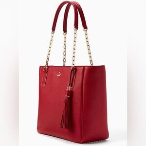 Kate Spade Kingston Drive Vivian Collection Red Leather bag